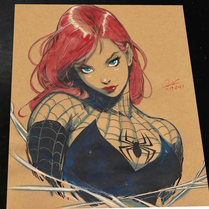 Mary Jane Watson - Marvel art print by Keyeske