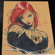 Mary Jane Watson - Marvel art print by Keyeske