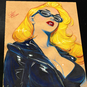 Black Canary art print by Keyeske