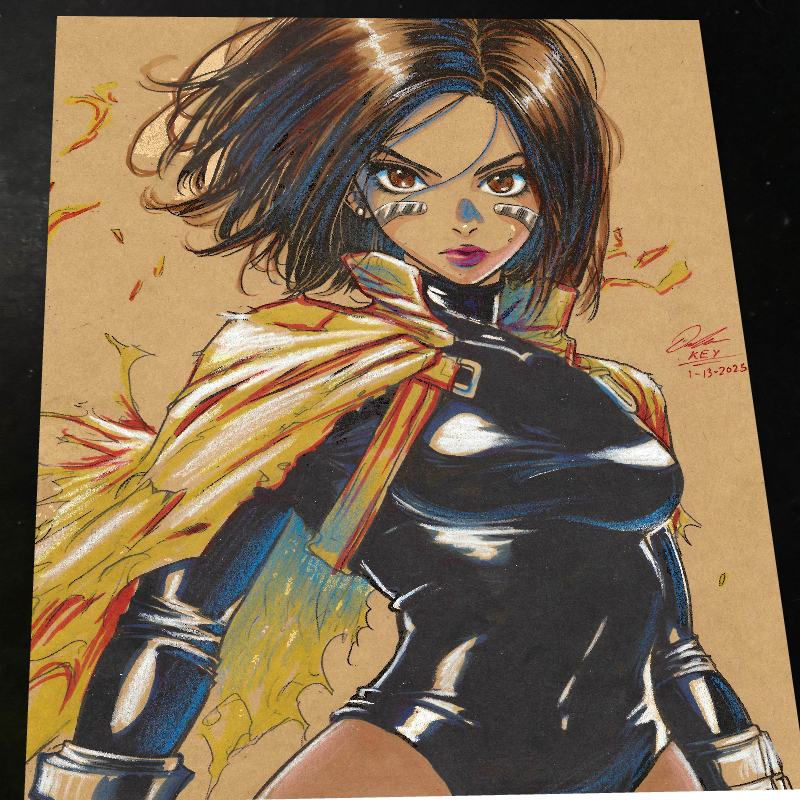 Kitty Pryde X-Men art print by Keyeske