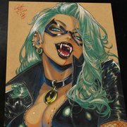 Black Cat - Marvel art print by Keyeske