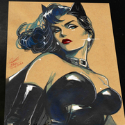 Catwoman - Marvel art print by Keyeske