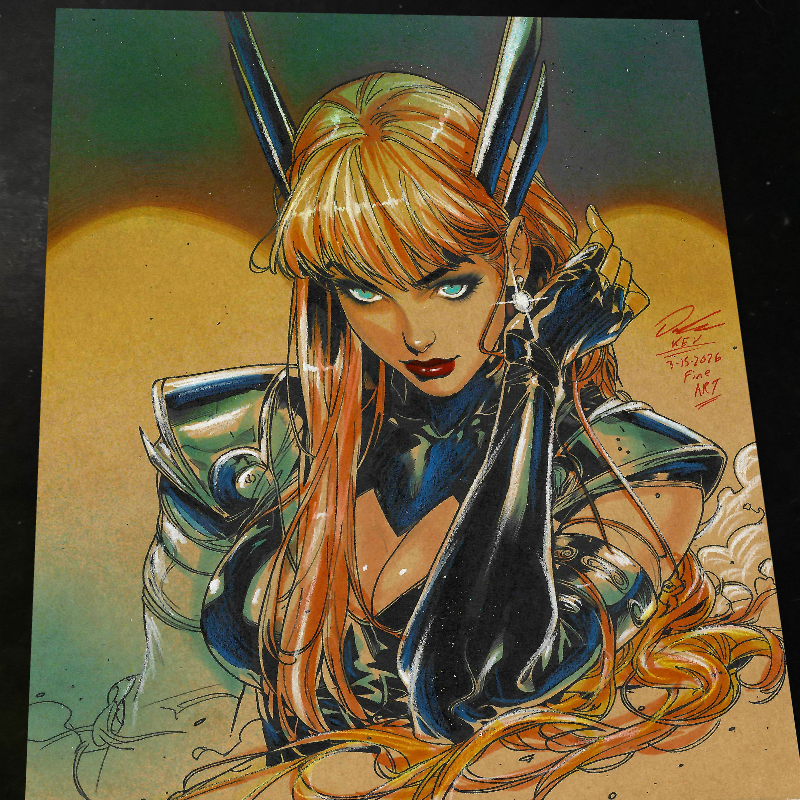 Magik X-Men art print by Keyeske