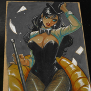 Zatanna Art Print Signed 8.5x11 | Art by Keyeske