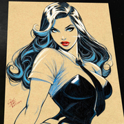 Lois Lane - Marvel art print by Keyeske