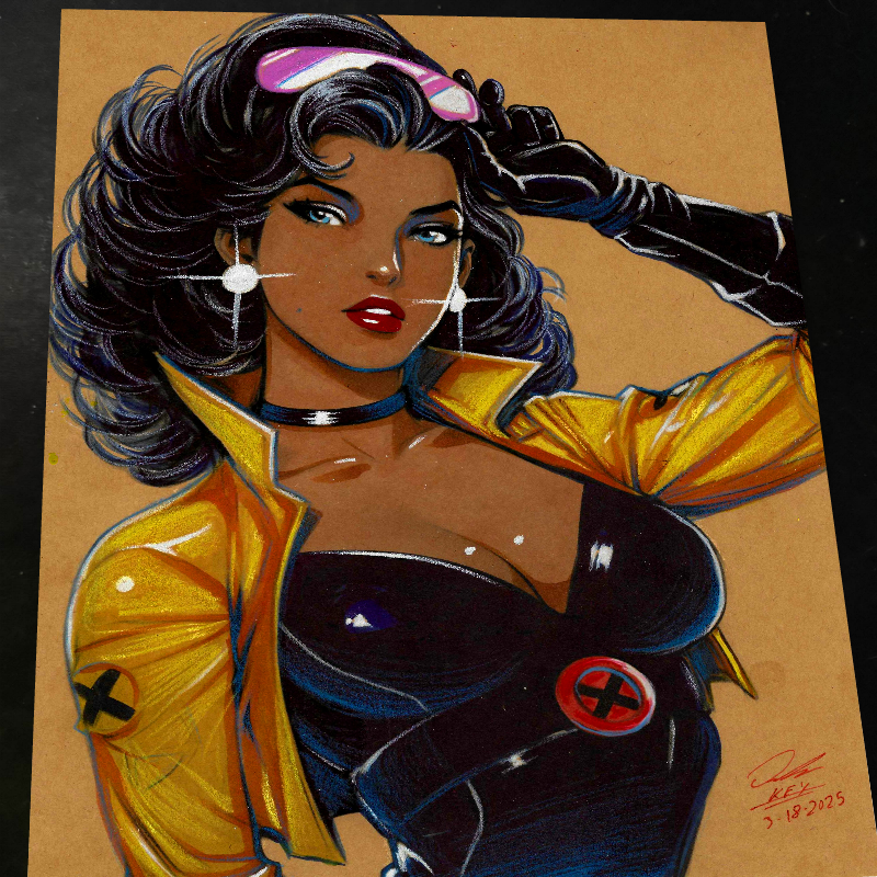 Jubilee X-Men art print by Keyeske