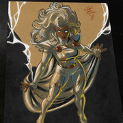 Storm X-Men Art Print Signed 8.5x11 | Art by Keyeske
