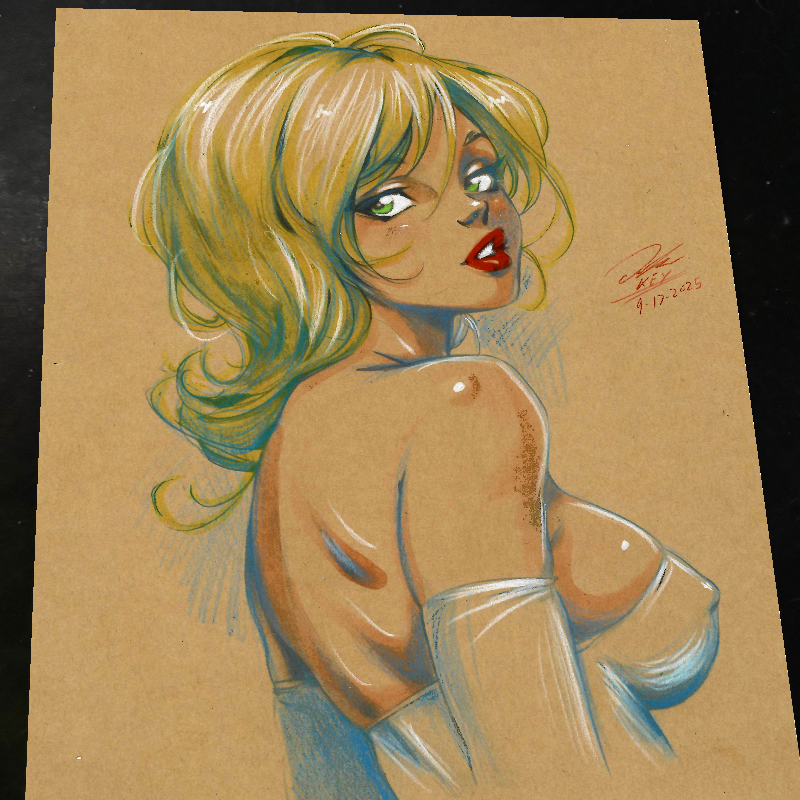 Holli Would Cool World Art Print Signed 8.5x11 | Art by Keyeske