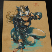 Catwoman - Marvel art print by Keyeske