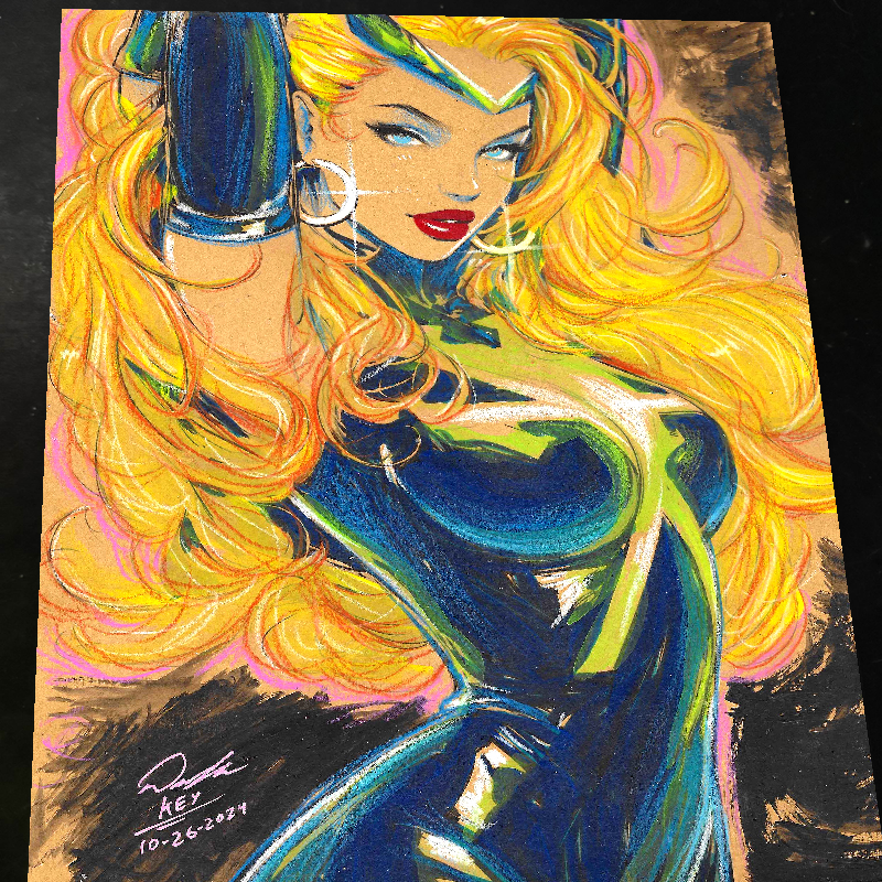 Enchantress Art Print Signed 8.5x11 | Art by Keyeske