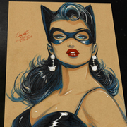 Catwoman - Marvel art print by Keyeske