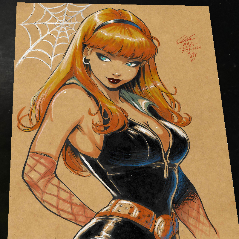 Gwen Stacy Art Print Signed 8.5x11 | Art by Keyeske