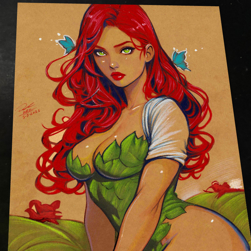Poison Ivy - Marvel art print by Keyeske