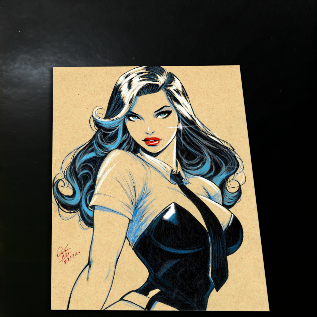 Lois Lane Art Print Signed 8.5x11 | Art by Keyeske