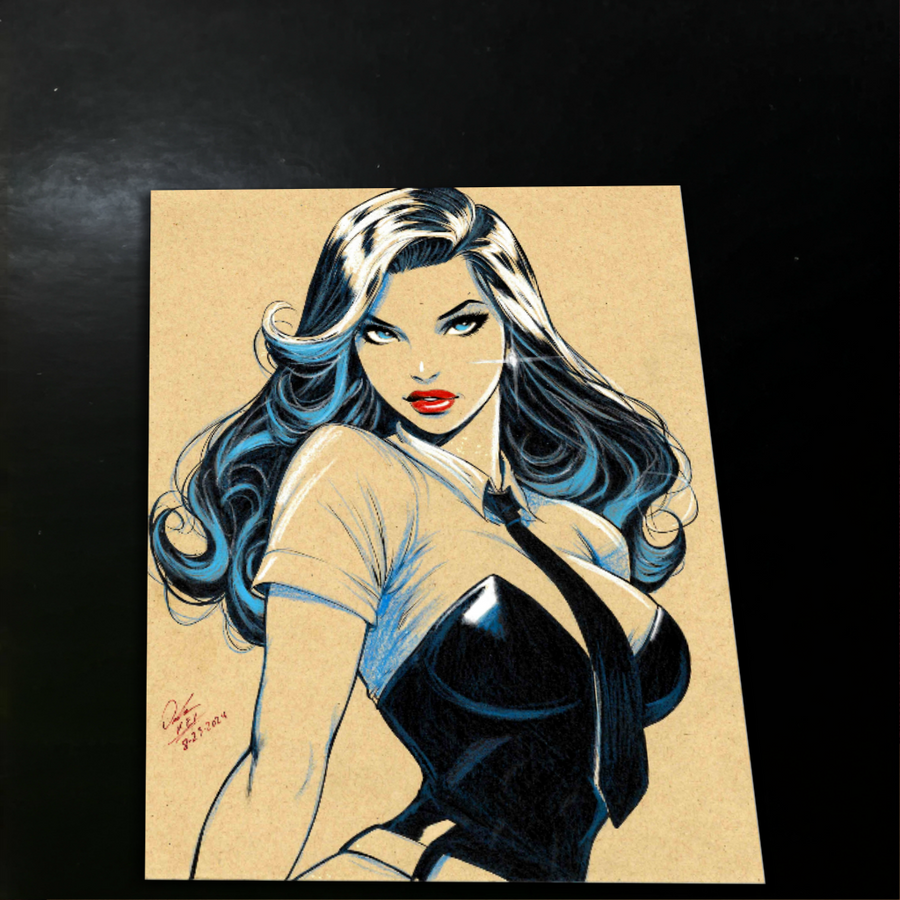 Lois Lane - Marvel art print by Keyeske