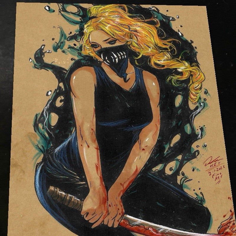 Erica Slaughter art print by Keyeske