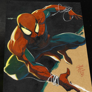 Spider-Man Art Print Signed 8.5x11 | Art by Keyeske