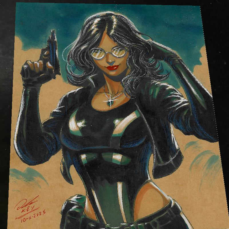 Baroness G.I. Joe Art Print Signed 8.5x11 | Art by Keyeske