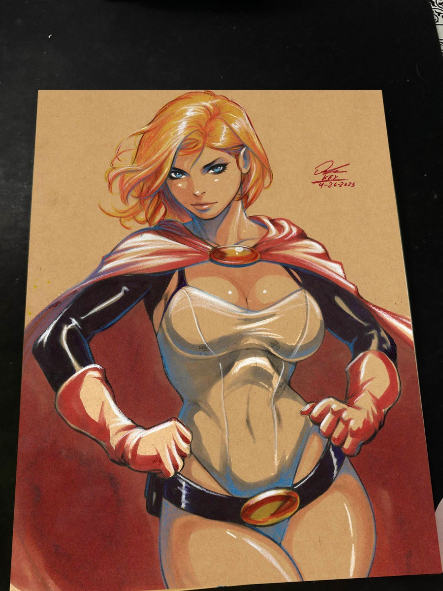 Power Girl - Marvel art print by Keyeske