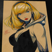 Gwen Stacy Art Print Signed 8.5x11 | Art by Keyeske