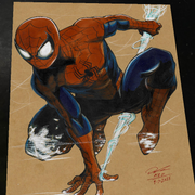 Spider-Man Art Print Signed 8.5x11 | Art by Keyeske