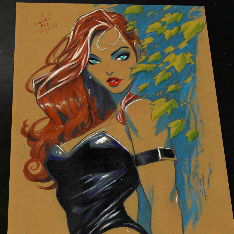 Mary Jane Watson Art Print Signed 8.5x11 | Art by Keyeske
