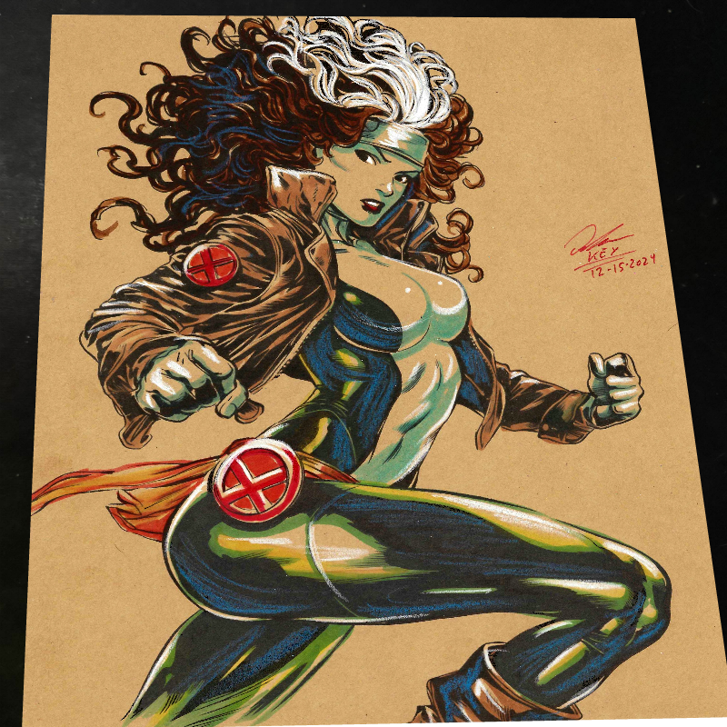 Rogue X-Men art print by Keyeske