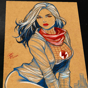 Silk Cindy Moon Marvel art print by Keyeske