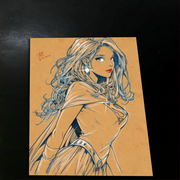 Superwoman art print by Keyeske