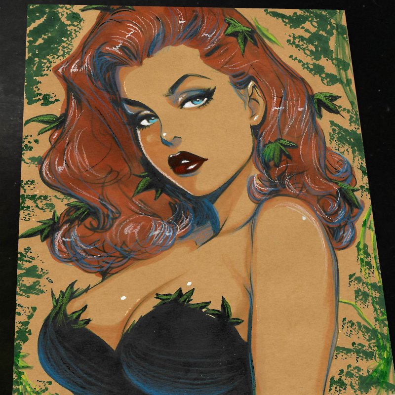 Poison Ivy - Marvel art print by Keyeske