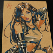 Tifa Lockhart Art Print 8.5x11 Art by Keyeske - Marvel art print by Keyeske