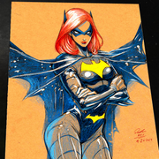 Batgirl - Marvel art print by Keyeske