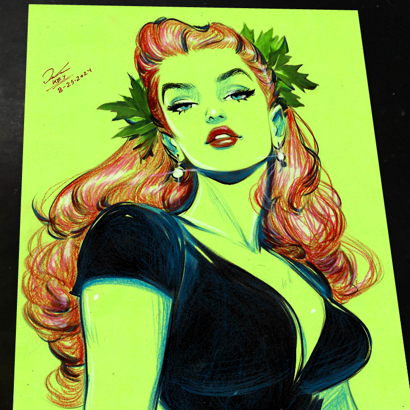 Poison Ivy - Marvel art print by Keyeske