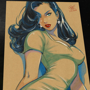 Lois Lane - Marvel art print by Keyeske