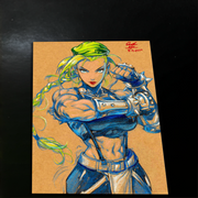 Cammy Street Fighter - Marvel art print by Keyeske