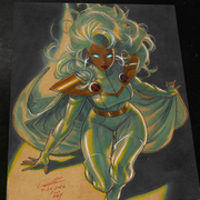 Storm X-Men Art Print Signed 8.5x11 | Art by Keyeske