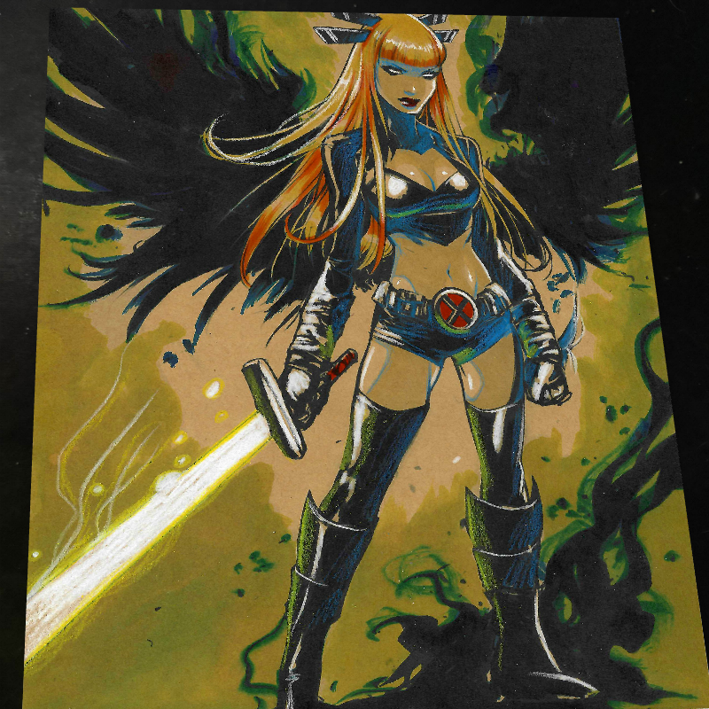 Magik X-Men Art Print Signed 8.5x11 | Art by Keyeske