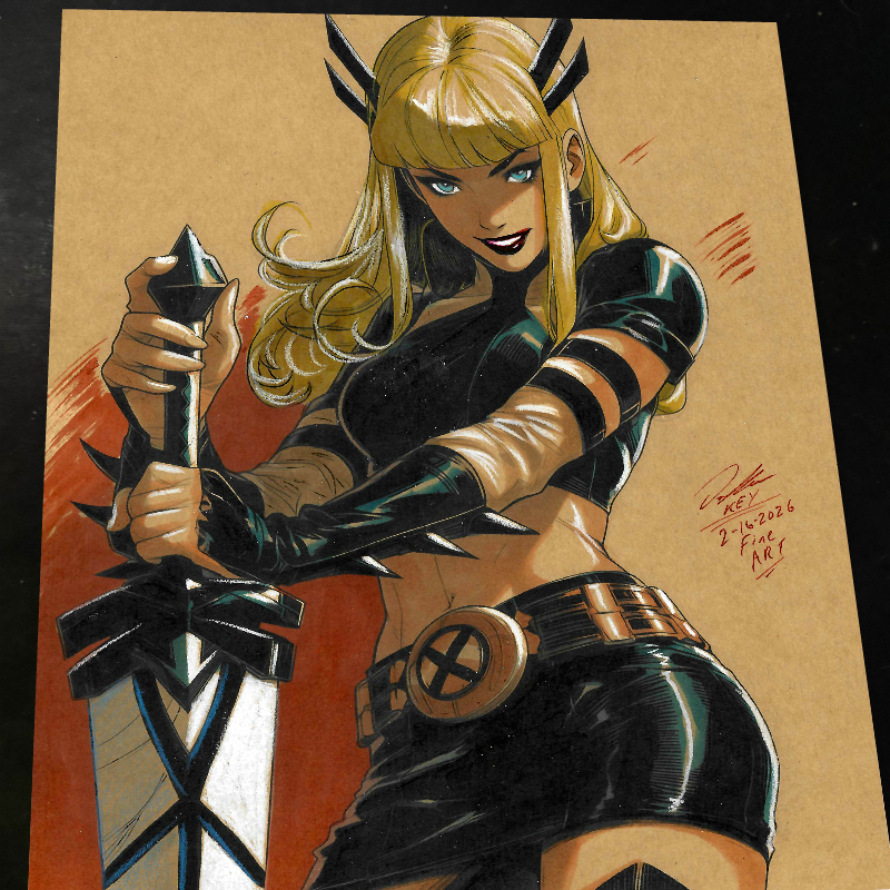 Magik X-Men Art Print Signed 8.5x11 | Art by Keyeske