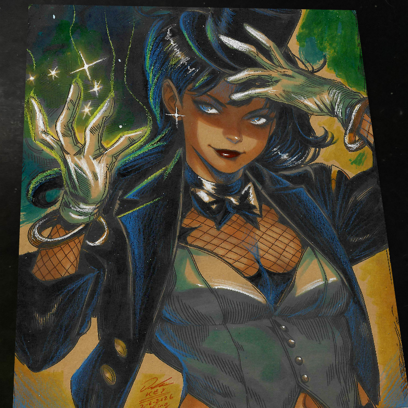Zatanna - Marvel art print by Keyeske