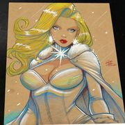 Emma Frost X-Men art print by Keyeske
