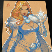 Emma Frost X-Men art print by Keyeske