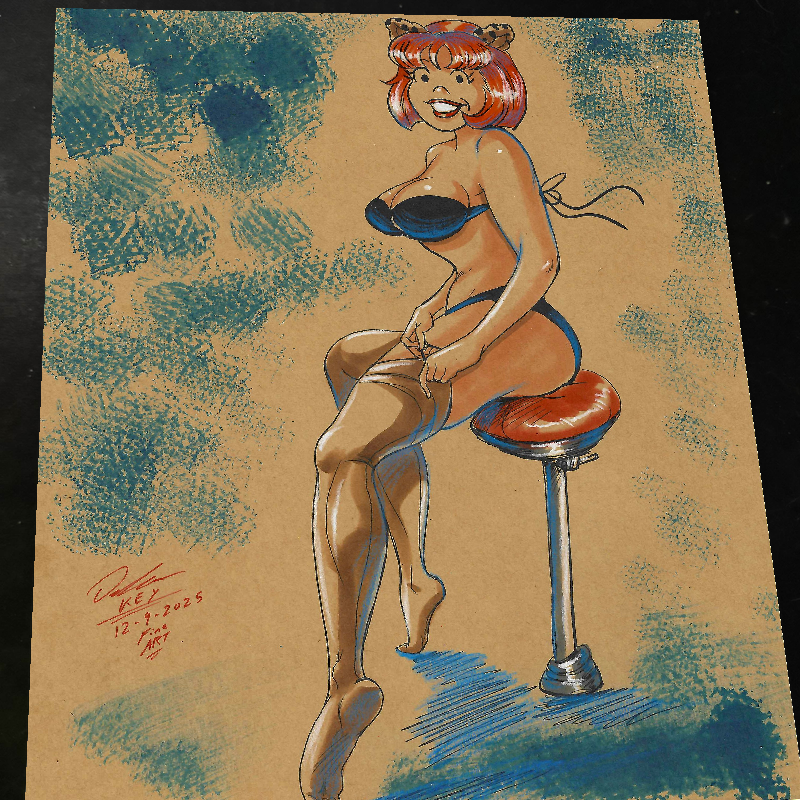 Josie and the Pussycats Art Print Signed 8.5x11 | Art by Keyeske