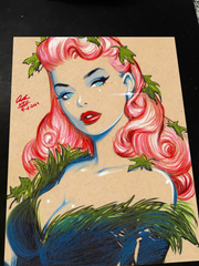 Poison Ivy - Marvel art print by Keyeske