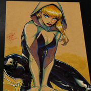 Gwen Stacy - Marvel art print by Keyeske