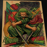 Zoro One Piece art print by Keyeske