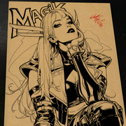 Magik X-Men Art Print Signed 8.5x11 | Art by Keyeske