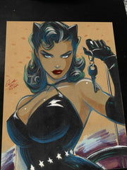 Catwoman - Marvel art print by Keyeske