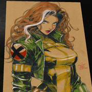 Rogue X-Men Art Print Signed 8.5x11 | Art by Keyeske