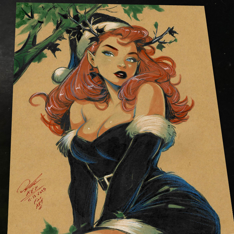 Poison Ivy - Marvel art print by Keyeske