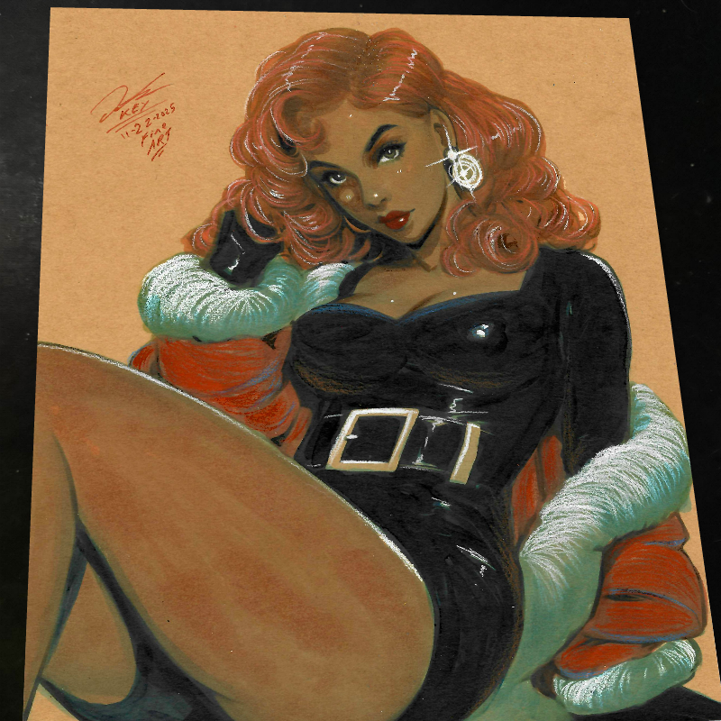 Mary Jane Watson Art Print Signed 8.5x11 | Art by Keyeske